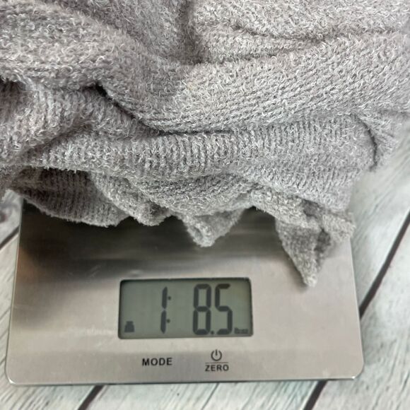 Barefoot Dreams Bamboo Chic Lite Cardigan 1X Brown Gray Long Weekend Rib Sweater - Picture 14 of 14